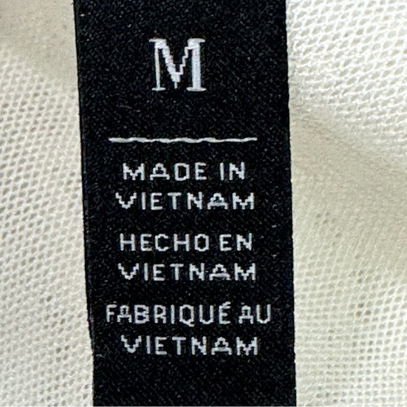 WHITE HOUSE BLACK MARKET Blouse Size L Long Sleeve Lace Lined Round Back… - Picture 11 of 15